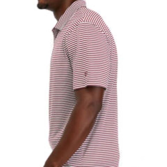 Pro Tour Cool Play Striped Polo Hyacinth‎ L NWT - Picture 2 of 6